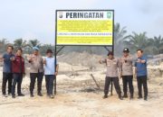 Wakapolda Riau Pimpin Langsung Operasi PETI di Kuansing, 13 Rakit Dimusnahkan