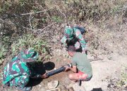 Satgas Pamtas Perkuat Hubungan dengan Masyarakat Melalui Karya Bhakti