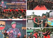 Pangdam I/BB Kunjungi Yonif 125/Si’mbisa, Ingatkan Prajurit Jago Perang tapi Humanis