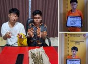 Tim Mata Elang Sat Resnarkoba Polres Kuansing Tangkap Dua Pelajar Pengedar Ganja di Singingi Hilir