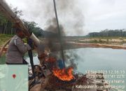 Polsek Pangean Tindak Tegas Aktivitas PETI di Desa Tanah Bekali