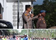 Waka Polres Kuansing Pimpin Apel Pengamanan Aksi Damai Kelompok Tani Sakato Basamo, Kapolres Pastikan Situasi Kondusif
