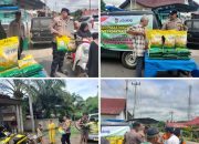 Polsek Hulu Kuantan dan Polsek Cerenti Gelar Operasi Pasar Pangan Murah, Bantu Stabilkan Harga Beras
