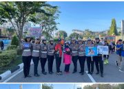 *AKP Fauza Hanes Tiara Pimpin Giat Polantas Menyapa di Kawasan CFD Pekanbaru*