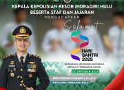 Kapolres INHU Beserta Jajaran mengucapkan Selamat Hari Santri Nasional 2025