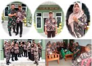 Danramil 05/Bukit Batu Sambut Akrab KB-FKPPI Rayon 06/PWK Sabak Auh