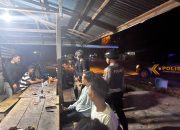 Polres Kuansing Laksanakan Patroli Tim RAGA untuk Jaga Keamanan Kota Taluk Kuantan di Malam Akhir Pekan