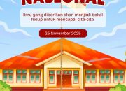 Upacara Peringatan Hari Guru Nasional Digelar Khidmat di SDN 003 Peranap