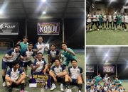 Polres Kuansing Raih Juara 3 Dalam Turnamen Futsal Konji Cup 2