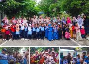 *Edukasi Lalu Lintas dan Aksi Tanam Pohon Bersama Generasi Usia Dini di Taman Lalu Lintas Polda Riau*