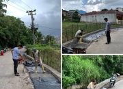 Bernilai Amal Jariyah, Warga RT 02 RW 05 Kampung Tembok Kota Bukittinggi Laksanakan Pengecoran Bahu Jalan