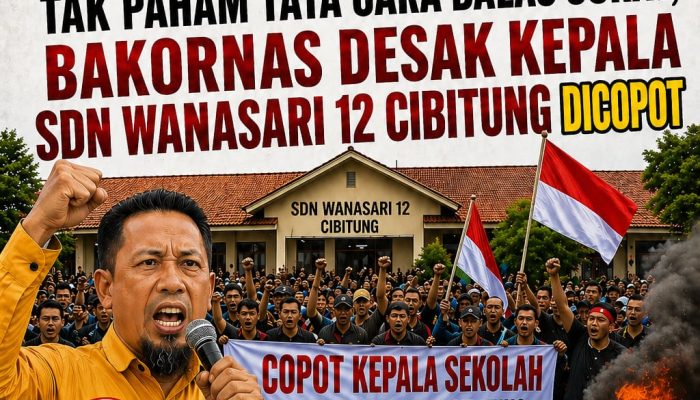 BREAKING NEWS | Intelkriminal.co.id  BAKORNAS Menyatakan Sangat Memalukan Dan Copot Saja Kepala SDN Wanasari 12 Kec. Cibitung, Kab. Bekasi Tak Paham Cara Balas Surat.