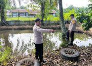 BREAKING NEWS | Intelkriminal.co.id  Dukung Ketahanan Pangan, Polsek Lirik Pantau Budidaya Ikan Nila Binaan di Desa Lambang Sari 123