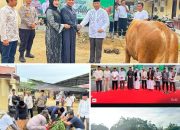 BREAKING NEWS | Intelkriminal.co.id dul Adha 1447 H, Polres Inhu Gelar Sholat Ied Dan Potong Hewan Qurban Berasal Dari Peternak Ketahanan Pangan Binaan