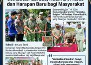 BREAKING NEWS | Intelkriminal.co.id  Danrem 132/Tadulako Resmikan Jembatan Garuda, Hadirkan Akses dan Harapan Baru bagi Masyarakat