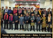 BREAKING NEWS | Intelkriminal.co.id  Pengukuhan Ketua & Kepengurusan LKAAM Kabupaten Solok Periode 2024-2029, Reflidon Dt Kayo Resmi Nahkodai*