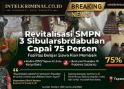 BREAKING NEWS | Intelkriminal.co.id  Revitalisasi SMPN 3 Sibulanbulan Capai 75 Persen, Fasilitas Belajar Siswa Kian Membaik