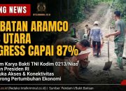 BREAKING NEWS | INTELKRIMINAL.CO.ID Harapan Baru Warga Botombawo, Pembangunan Jembatan Aramco Capai 87 Persen dan Segera Rampung