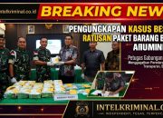 BREAKING NEWS | INTELKRIMINAL.CO.ID  Gagalkan Peredaran Narkoba Skala Besar, Kodam XII/Tanjungpura Amankan 21,4 Kg Sabu dan Serahkan WNA Malaysia ke BNNP Kalbar