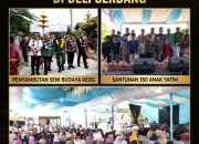 BREAKING NEWS | INTELKRIMINAL.CO.ID  500 Warga PMPKKBSUSU Gelar Syukuran Penutupan Galian C di Bantaran Sungai Ular, Santuni 350 Anak Yatim