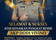BREAKING NEWS | INTELKRIMINAL.CO.ID  Selamat dan Sukses! AKP Dodi Vivino Naik Pangkat, Wujud Apresiasi atas Dedikasi dan Pengabdian kepada Bangsa
