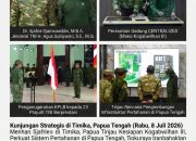 BREAKING NEWS | INTELKRIMINAL.CO.ID Menhan RI dan Panglima TNI Tinjau Kesiapan Kogabwilhan III, Perkuat Sistem Pertahanan di Papua Tengah