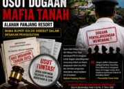 BREAKING NEWS | INTELKRIMINAL.CO.ID KAUM ADAT SOLOK DESAK KPK USUT TUNTAS DUGAAN MAFIA TANAH ALAHAN PANJANG RESORT