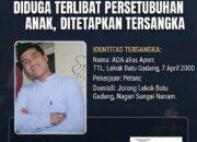 BREAKING NEWS | INTELKRIMINAL.CO.ID  Pria di Lembah Gumanti Diduga Terlibat Persetubuhan Anak, Ditetapkan sebagai Tersangka