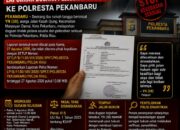 BREAKING NEWS | INTELKRIMINAL.CO.ID  Ibu Rumah Tangga di Pekanbaru Laporkan Dugaan Pelecehan Seksual ke Polresta Pekanbaru