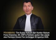 BREAKING NEWS | INTELKRIMINAL.CO.ID DEWAN PERS SOROT PEMBERITAAN OPSINEWS.COM, KUASA HUKUM YAYASAN ISMAIL IDRIS BERSAUDARA AJUKAN HAK JAWAB Diduga Abaikan Verifikasi dan Keberimbangan, Kuasa Hukum: Pemberitaan Telah Merugikan Nama Baik Pengurus Yayasan