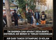 BREAKING NEWS | INTELKRIMINAL.CO.ID Kekeringan Mencekam, 120 KK di Belikurip Terima Bantuan Air Bersih, Babinsa Turun Langsung Dampingi Warga