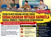 BREAKING NEWS | INTELKRIMINAL.CO.ID POLSEK PALUPUH BERSAMA INSTANSI TERKAIT SOSIALISASIKAN MITIGASI KARHUTLA, WARGA DIMINTA TINGKATKAN KEWASPADAAN