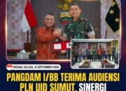 BREAKING NEWS | INTELKRIMINAL.CO.ID PANGDAM I/BB TERIMA AUDIENSI PLN UID SUMUT, SINERGI KETAHANAN ENERGI DIPERKUAT
