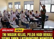 BREAKING NEWS | INTELKRIMINAL.CO.ID TNI Masuk Kelas, Pelda Hadi Bekali Siswa SMKN 1 Kismantoro Wawasan Kebangsaan dan Kepemimpinan