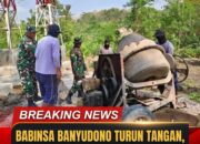 BREAKING NEWS | INTELKRIMINAL.CO.ID Babinsa Banyudono Turun Tangan, Jembatan Perintis Garuda di Gumukrejo Diperkuat