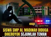 BREAKING NEWS | INTELKRIMINAL.CO.ID Siswa SMP Al Madinah Diduga Dikeroyok Sejumlah Teman Sekamar hingga Muntah Darah, Keluarga Lapor Polres Solok