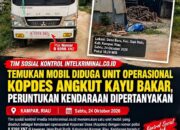 BREAKING NEWS | INTELKRIMINAL.CO.ID  MOBIL DIDUGA UNIT OPERASIONAL KOPDES ANGKUT KAYU BAKAR, TIM SOSIAL KONTROL MINTA KLARIFIKASI